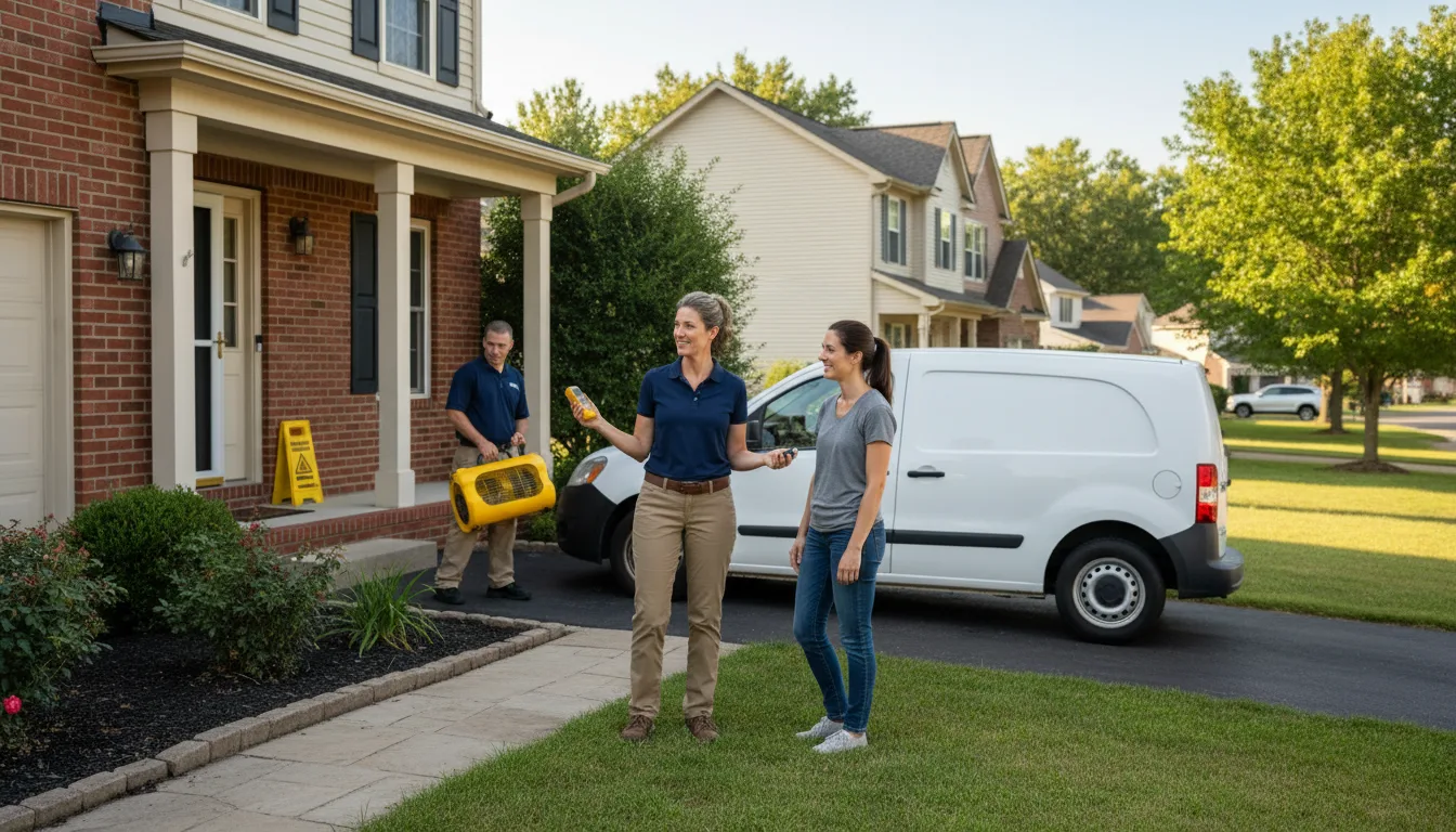 Water restoration image for Home Water Damage Repair in Hillsboro, IA